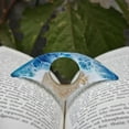 thumbnail image 1 of Resin Book Page Holder - Transparent Thumb Ring Bookmark for Reading, Handmade Literary Accessories - Gift for Book Lovers, Teachers, Students & Bookworms, 1 of 4