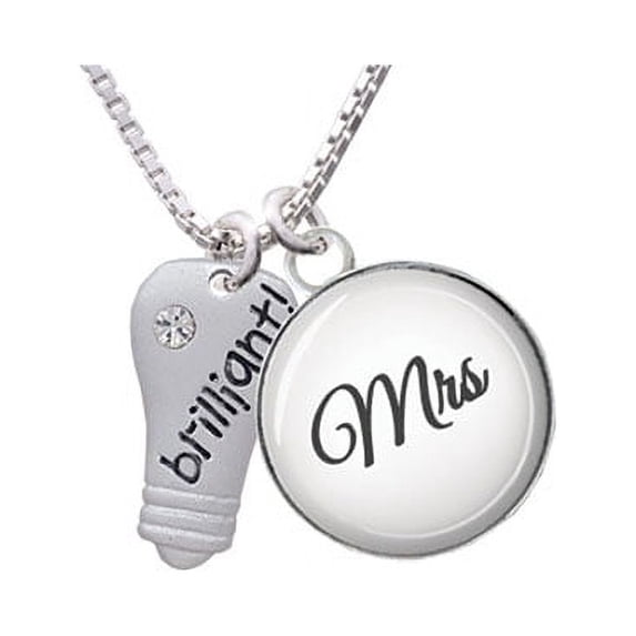 Resin Brilliant Light Bulb - Mrs Glass Dome Necklace