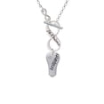 thumbnail image 1 of Resin Brilliant Light Bulb - To Infinity Je t'aime Toggle Necklace, 1 of 2