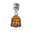 thumbnail image 1 of Resin Buddha Head in Frame - Large Rope with Cross Beads Charm Bead, 1 of 1