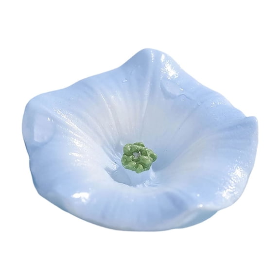 Resin Buoyant Flower Bright Colors Decor Realistic Look, Fairy Garden Water Feature for Gardeners Bird Bath Tabletop, Pond and Water Garden Decor