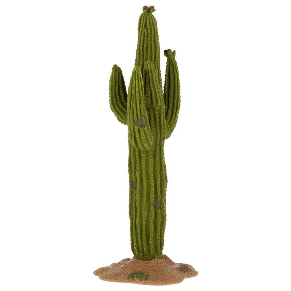 KALLORY Resin Micro Cactus Model Green Desktop Decor for Home Decoration 1Set 5.5x2.2in