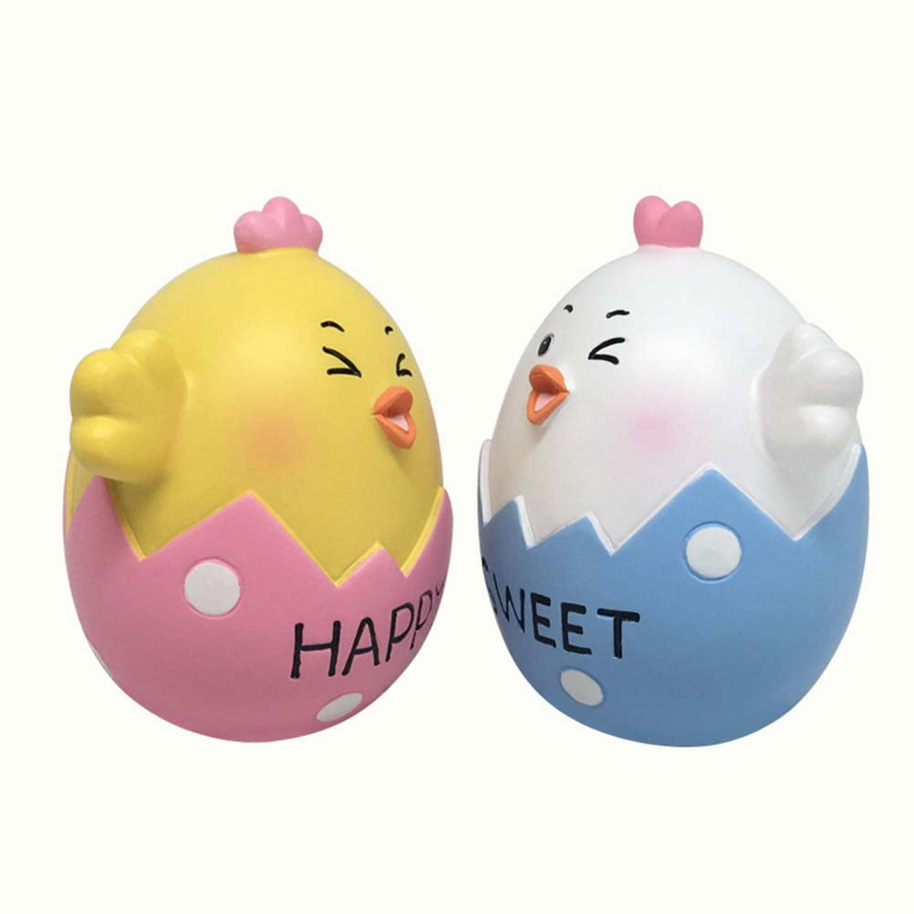 Resin Car Ornaments Home Desktop Decorations Artware (Happy Chicken ...