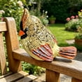 thumbnail image 1 of Resin Cardinal Bird Figurine, Hand-Painted Decorative Bird Statue, Outdoor Garden Yard Ornament for Patio, Lawn, Home Decor, 1 of 8