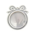 thumbnail image 1 of Resin Christmas Ornament Molds, Christmas Molds with Round Frame Mold DIY Silicone for Crafts, Resin, for Crafts, Xmas Tree Ornament (Only Round Frame Mold), 1 of 1