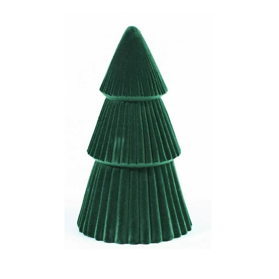 Resin Christmas Tree Figurines, Christmas Tree Statue Mini Tabletop, Ornaments, Sturdy Modern Tapered, for Mantel Desktop Fireplace, Christmas Tree Figurines Home Decor Mantel Christmas Tree
