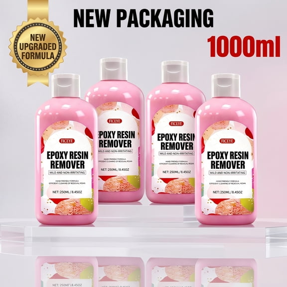Resin Cleaner Water Softener, Epoxy Resin Remover, Resin Remover Tools, Cleaner for Epoxy Resin, UV Resin, Resin Molds, 8.45oz Epoxy Hand Scrub Cleaner/Hand Soap