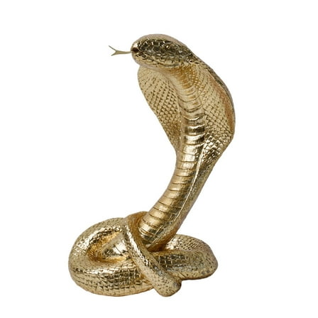 Resin Cobras Statues Figurines Retro Snake Statue Figurines Sculptures Tabletop Centerpieces Home Decors Collectibles