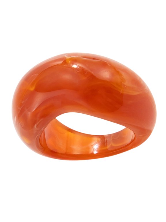 Resin Cocktail Rings Stackable Joint Rings Comfortable Wear Finger Accessories For Party Work Or Special Event