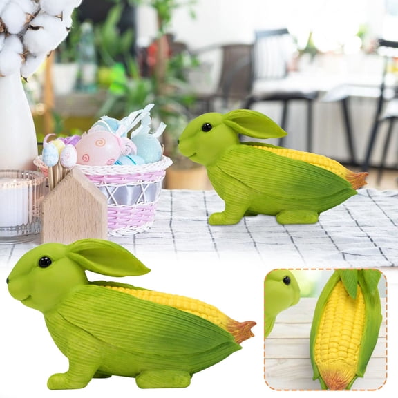 Resin Corn Garden Ornament, Weather Resistant Handcrafted Rustic Sculpture, Premium Resin Craft Art Decor for Courtyard Balcony Patio Lawn Backyard Outdoor Landscape Arrangement Home Decoration Gift
