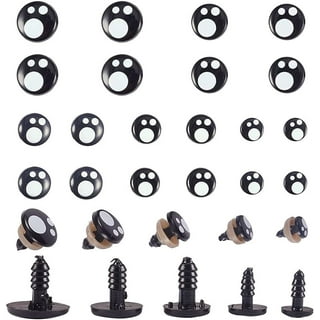 Plastic Safety Eyes and Noses with Washers 570 Pcs, Craft Doll Eyes and  Teddy Bear Nose for Amigurumi, Crafts, Crochet Toy and Stuffed Animals