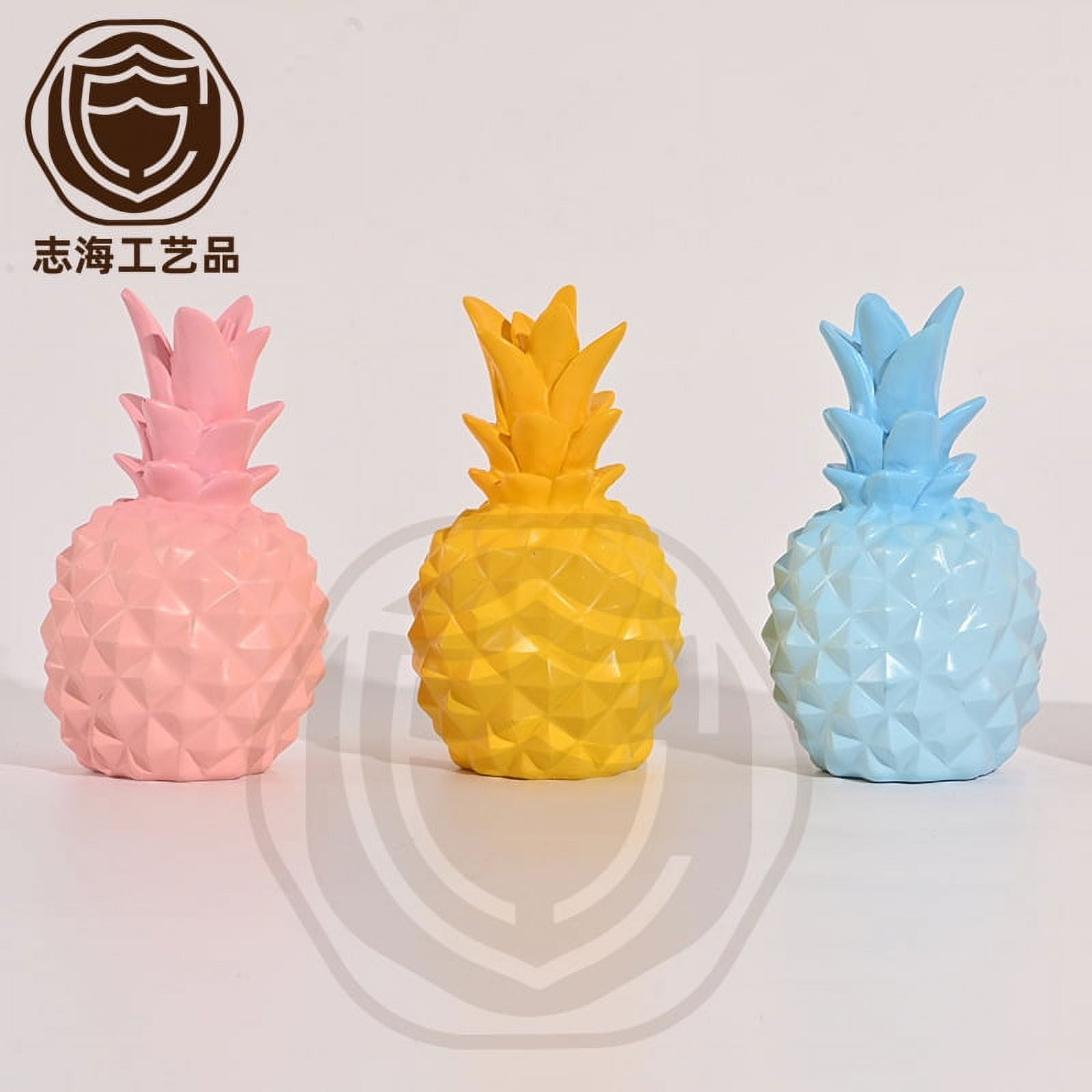 Crystal Pineapple Figurines Table Ornament DIY Art Gift Home Car