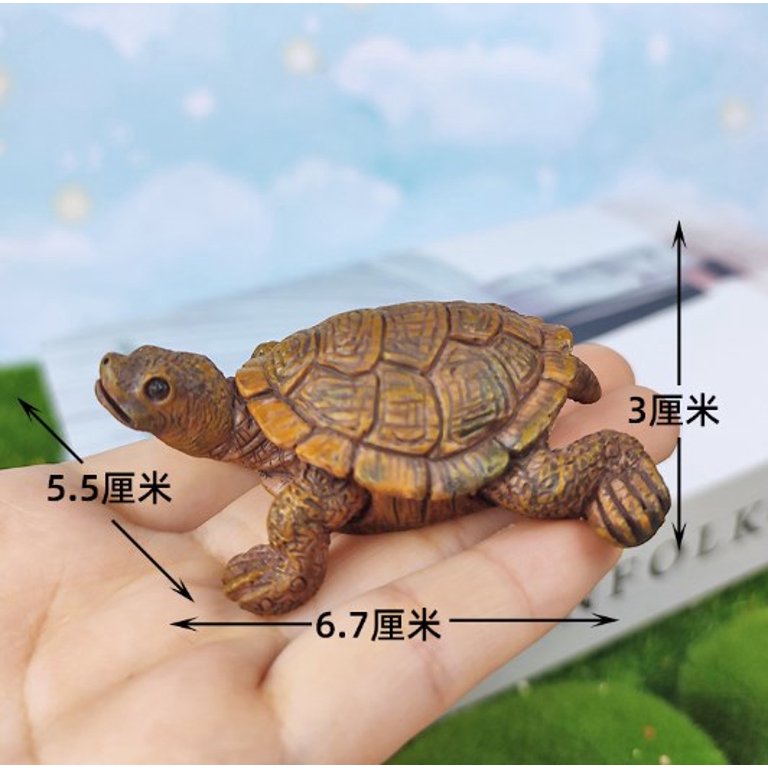 Resin Craft Turtle Statue Small Turtle Decoration Mini Garden