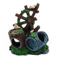 thumbnail image 1 of Resin Crafts Antique Wine Barrels Aquarium Fish Tank Reptilia Hiding Landscape, 1 of 7