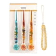 thumbnail image 1 of Resin Crochet Hook Set, Floral Inlaid Ergonomic , Polished Metal Tips, for Knitting and Crocheting, Ideal for Art Crafters, 1 of 9