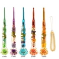 thumbnail image 1 of Resin Crochet Hook Set, Floral Inlaid Ergonomic , Polished Metal Tips, for Knitting and Crocheting, Ideal for Art Crafters, 1 of 7