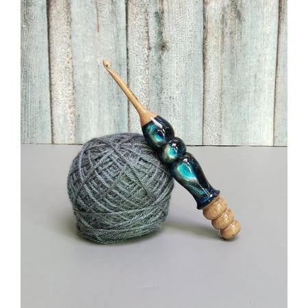 Resin Crochet Hooks 3.0 mm to 30.0 mm | Ergonomic Crochet Hooks Set | Knitting Needles | Furls Crochet Hooks | Knitting Accessories | Pack of 1 Pc When You Purchase so Size mentioned in message