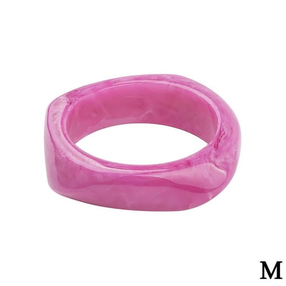 Resin Cuff Bracelet Bangles Acrylic Wide Irregular Geometric Bracelet A5F1