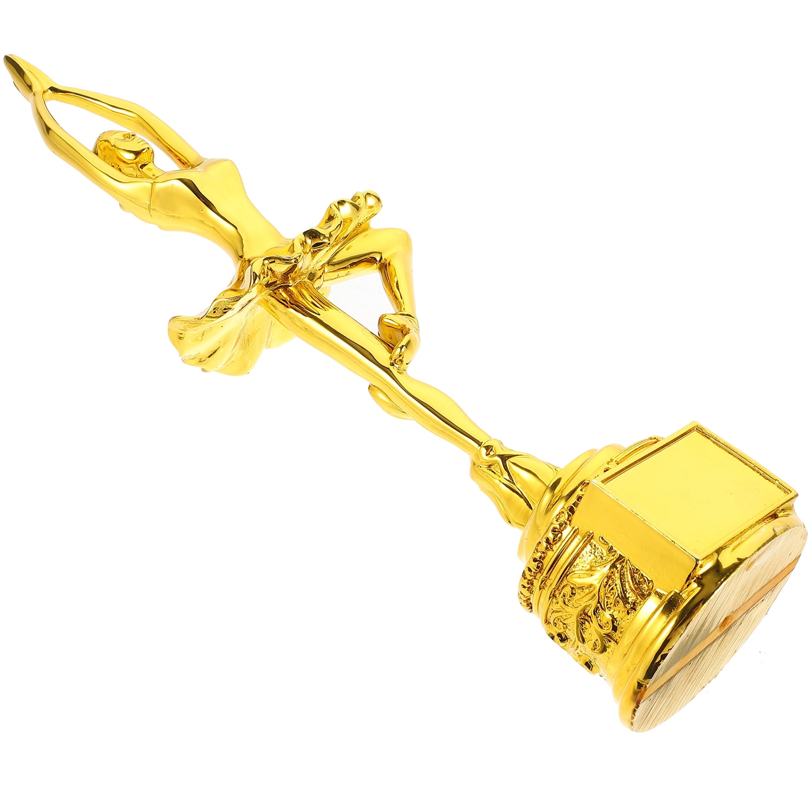 Resin Dance Competition Trophy Colorful Decor Colored Dancing Award Decoration Child Student Golden