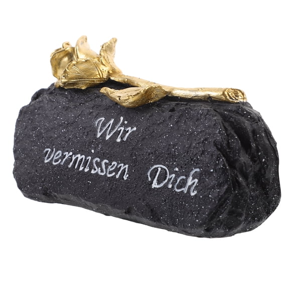 Resin Deceased Relatives Friends Mourning Tombstone Decorative Mourning Cemetery Prop