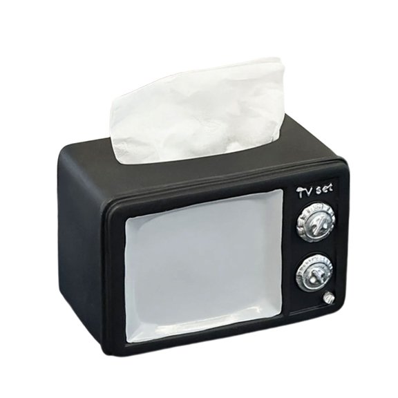 Resin Decorative Storage Box For Tissues Featuring Teevee Design Perfect For Home Interior Decoration