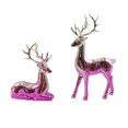 thumbnail image 1 of Resin Deer Tabletop Decor, 2-Piece Seasonal Sculpture Set for Christmas Office and Winter Home Displays, 1 of 3