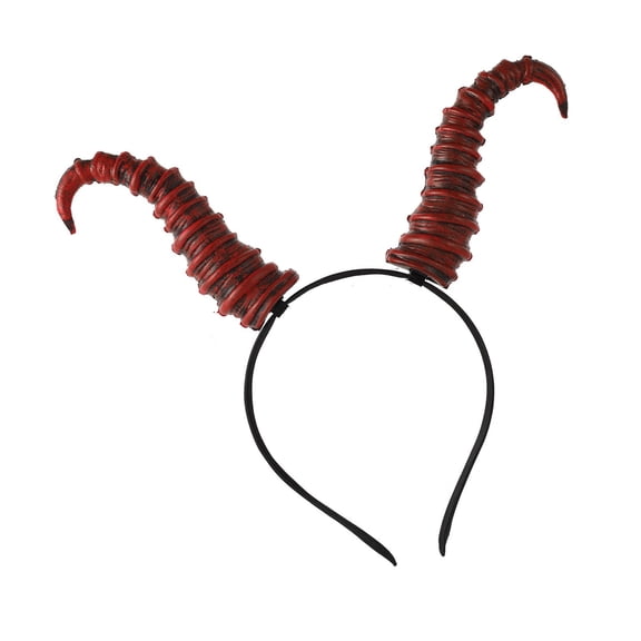 Resin Devil Horns Hair Lightweight Costuming Essential Headband For Cosplay Carnivals Birthday Celebrations