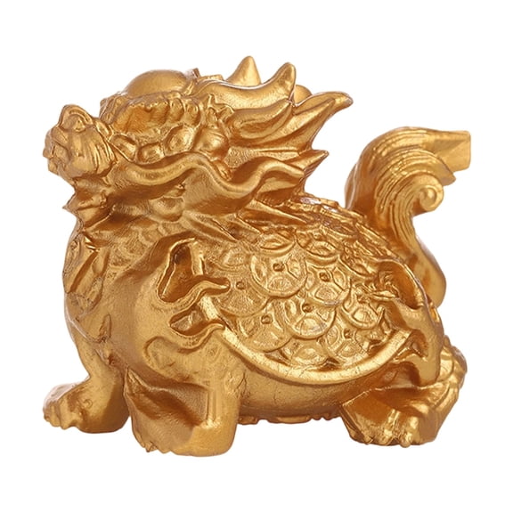 Resin Dragon Turtle Statue,Year of The Dragon Turtle 2026 Decor Figurines, Resin Zodiac Horses Sculpture Chinese New Year 2026, Dragon Turtle Collectible Figurines Home Office Tabletop Decorations