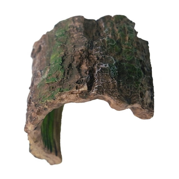 Resin Driftwood Aquariums Decoration Life Like Tree Stump Hidings Tree Hole for Fishtanks Terrarium Landscape Accessory