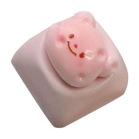 Resin ESC Keycap Featuring 3D Cartoon Bear Design For Mechanical Keyboards Comfortable Typing