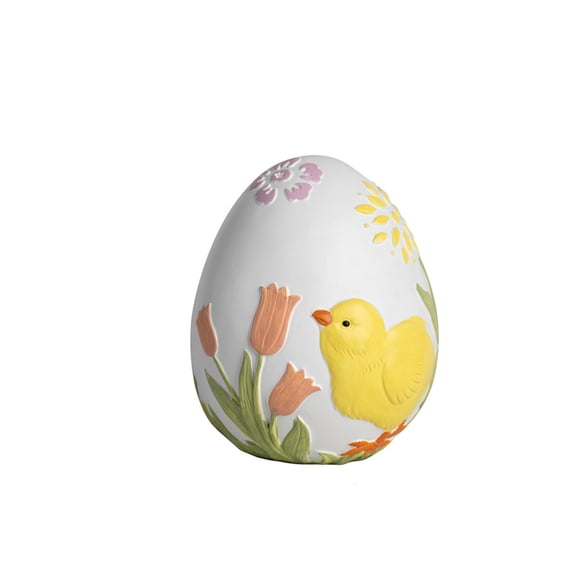 Resin Easter Eggs - Beautifully Detailed Craft Eggs, Durable Holiday Decor for Filling Baskets, Vases & Creating Festive Displays Yellow