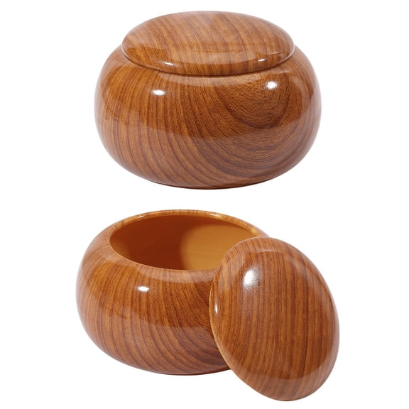 Resin Empty Boxes with Lid for Chinese Go Rondelle Camel 13.5x8.85cm