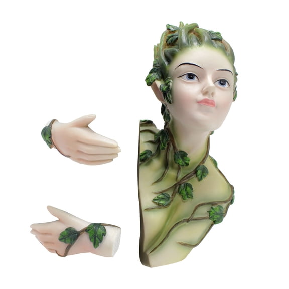 Resin Fairy Tree Hugger Face Outdoor Funny Outdoor Tree Trunk For Yard Garden Patio & Housewarming