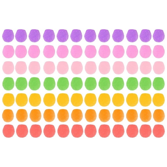 Resin Faux Decorations, 84 Colorful Sugar-Drop Shape for Candy-Themed House Crafts, Table Displays, and Christmas Arrangements