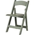 Resin Flint Grey Folding Chairs, 1Pack