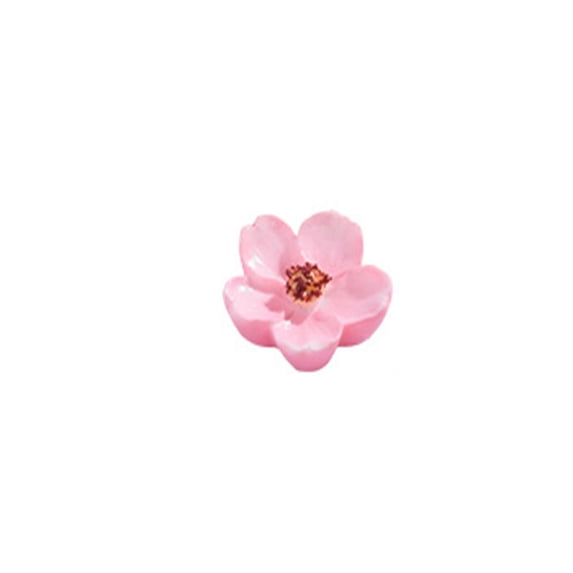 Resin Floating Bee Drinking Flower Artificial Flower Decor For Mini Landscape 1 Pack