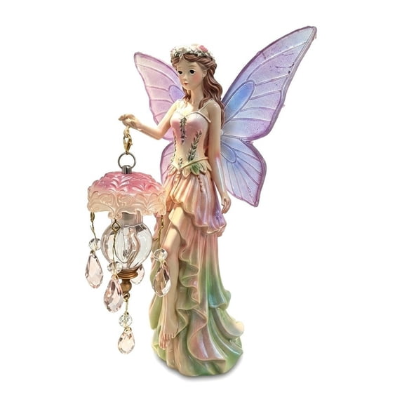 Resin Flower Fairy Wall Lamp, Nordic Style Home Decor Night Light, Girl Room Dream Bedside Ornament