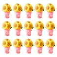 thumbnail image 1 of Resin Flower Figurines, Mini Artificial Flower Bouquet, Desktop Decor Accents, Cute Small Flower Crafts for Home Tabletop Office Decoration, Floral Crafts, Ornaments, And Decorative Items 15 Pcs, 1 of 3