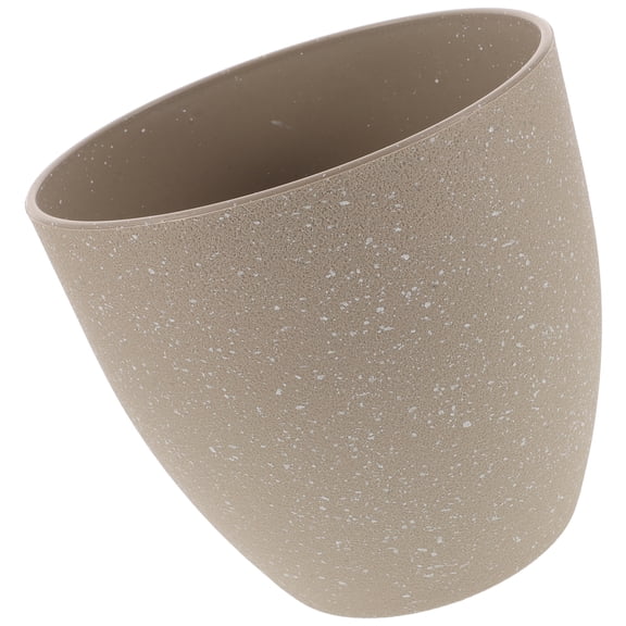 Green Resin Flower Pot Planter for Indoor and Outdoor Use, Perfect for Fake Plants, Office Decor, and Home Gardening