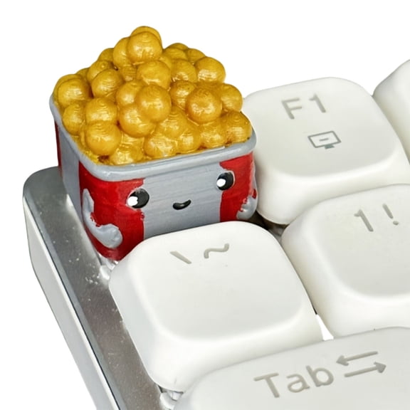 Resin Food Keycaps Realistic Burger Fries Hotdog Designs For Mechanical Keyboards Lightweight and Durability 3D Printed