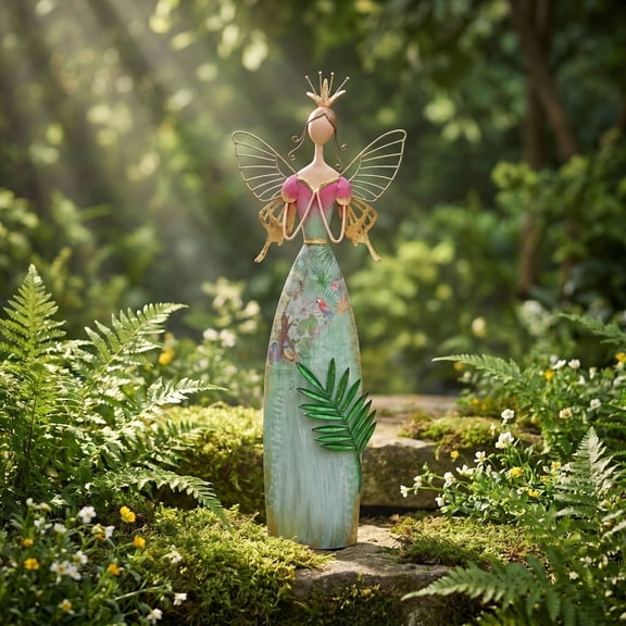 Resin Garden Statue Outdoor Decorative Figurine Yard Ornament Weather Resistant Sculpture Home Decor, Artistic Lawn Accent Display Piece, Garden Patio Backyard Outdoor Home Office Decoration Use