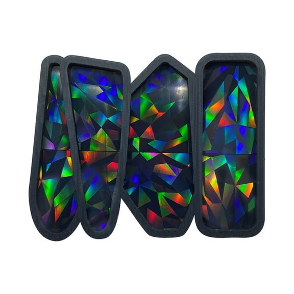 Colorful Holographics Hair Clip Resin Mold Hair Clip Silicone Mold for Craft Crystal Epoxy Mold Jewelry Casting Mold