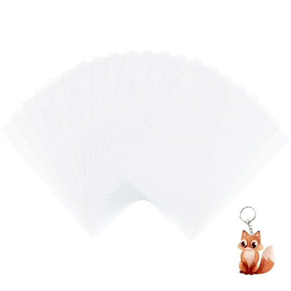 Resin Heat Shrink Sheets Film For DIY Jewelry Making and Drawing Craft Clear 291x212x0.3mm