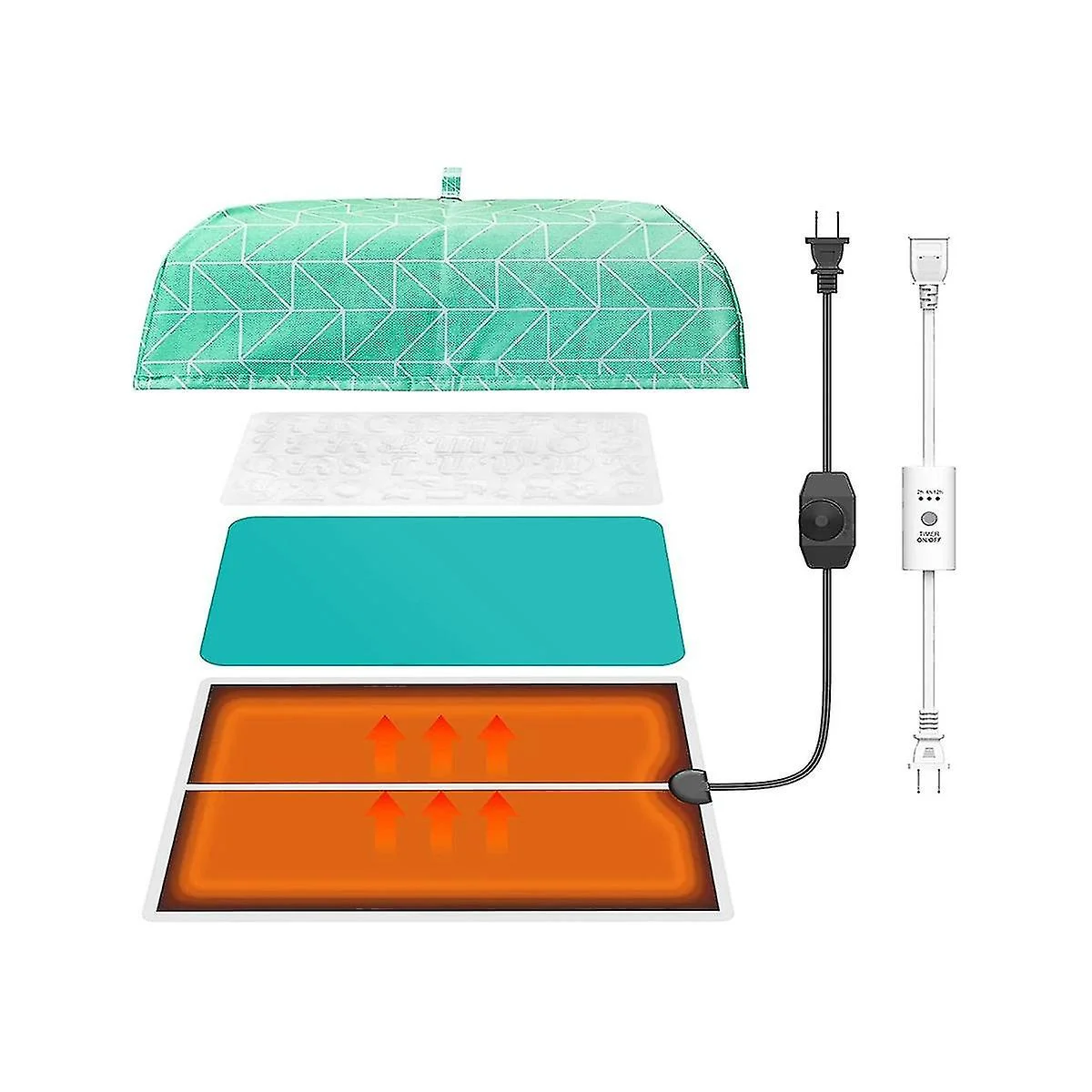 Resin Heating Mat Resin Molds Heating Pad Resin Curing Machine Epoxy Resin Dryer For Epoxy Molds