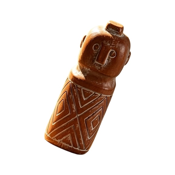 Resin Human Face Figurines Tribal Statue Sculptures Decorative Ornament for Home Desk Tabletop Decorations Collectibles