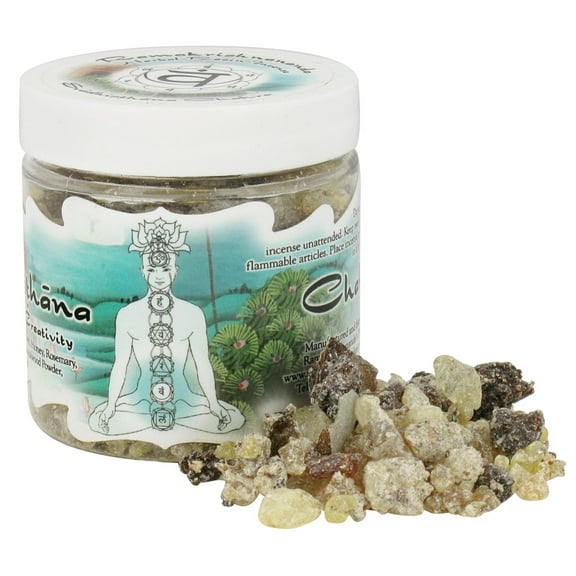 Resin Incense Sacral Chakra Svadhishtana - Sensuality and Creativity - 2.4oz jar