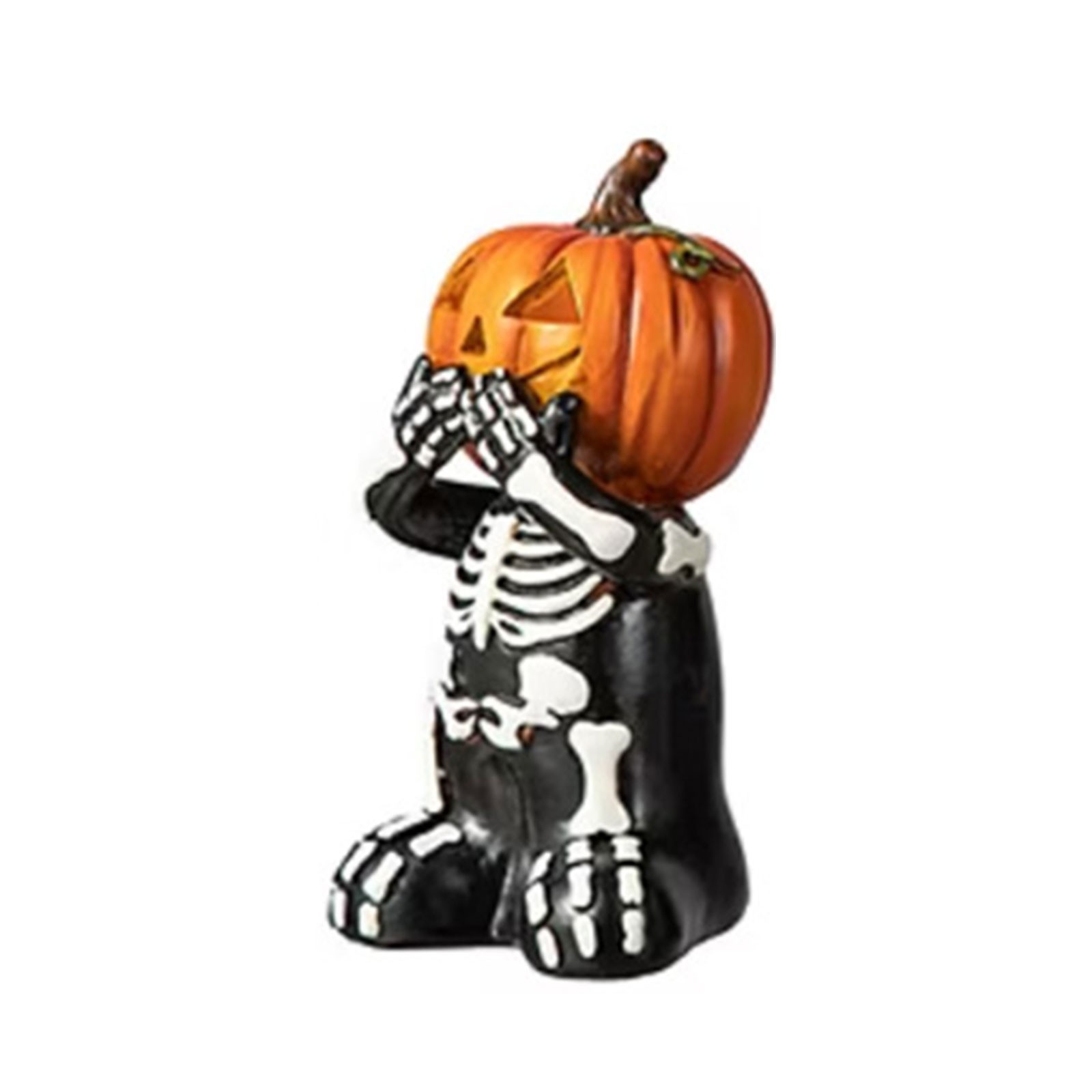 Resin JackOLantern Pumpkin Decor Outdoor Halloween Garden Craft