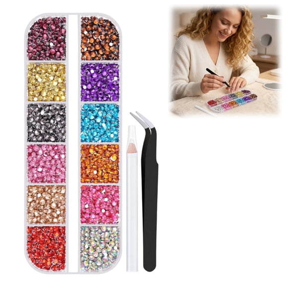 Resin Jelly Rhinestones for Bedazzling, Complete Bedazzling Tool Set with Rhinestone Picker