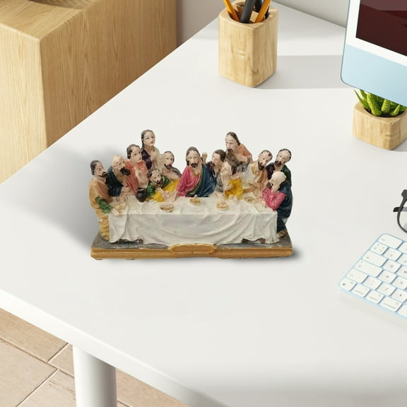 Resin Jesus Nativity Scene Figurine, Religious Home Decor, For Christmas Table