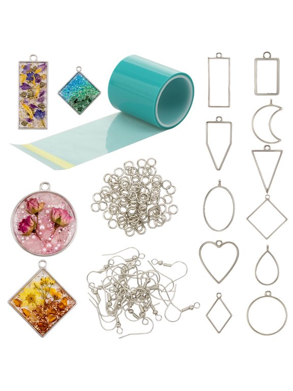 Resin Jewelry Making Kit, with Molds,Crystal Clear, Resina Starter Kits, for Jewelry, Keychains, Earrings, and DIY crafts